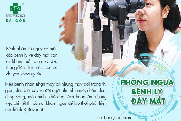 phòng ngừa bệnh lý đáy mắt